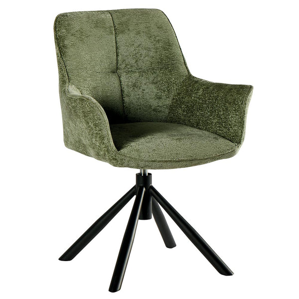 Chaise Pivotante Lot de 2 Vert CHAEWITVER