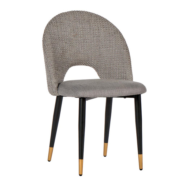 Chaise Gris CHAVERGRI-LOT DE 2