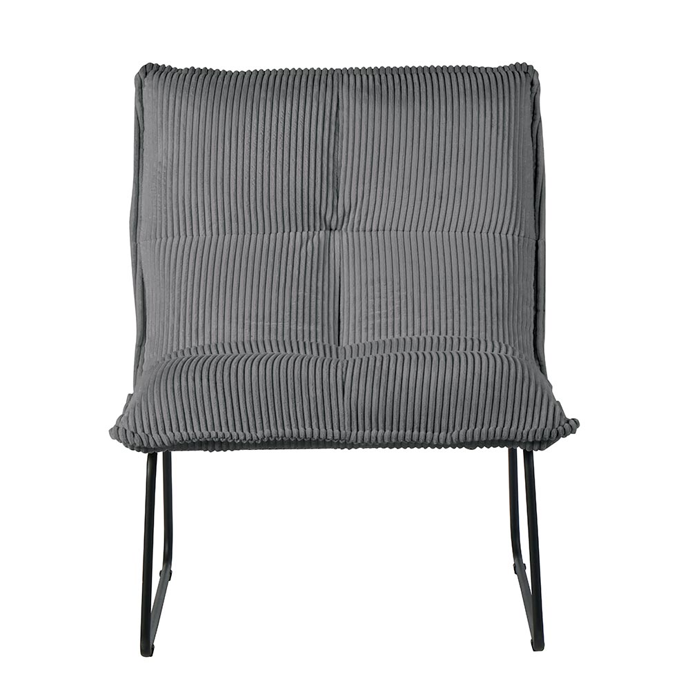 Fauteuil Gris CALVIN