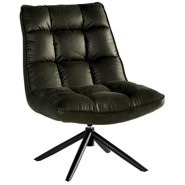 Fauteuil Pivotant Gris GRUNDY