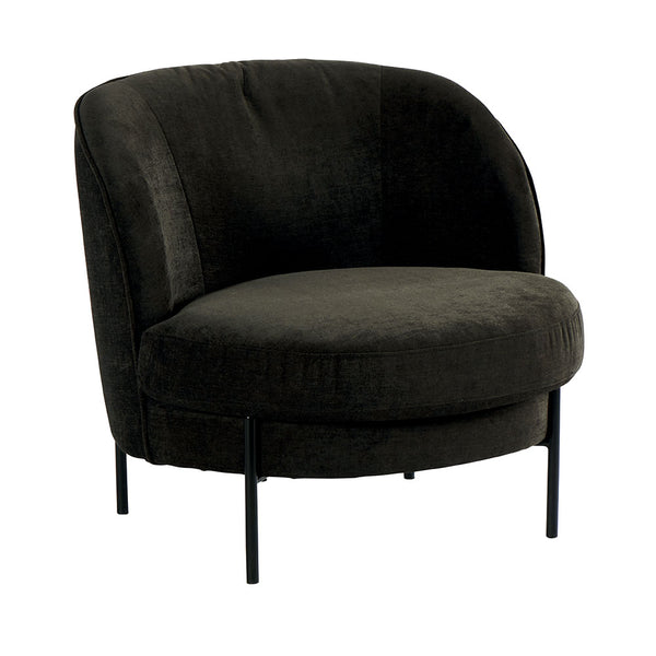 Fauteuil Noir LEONI