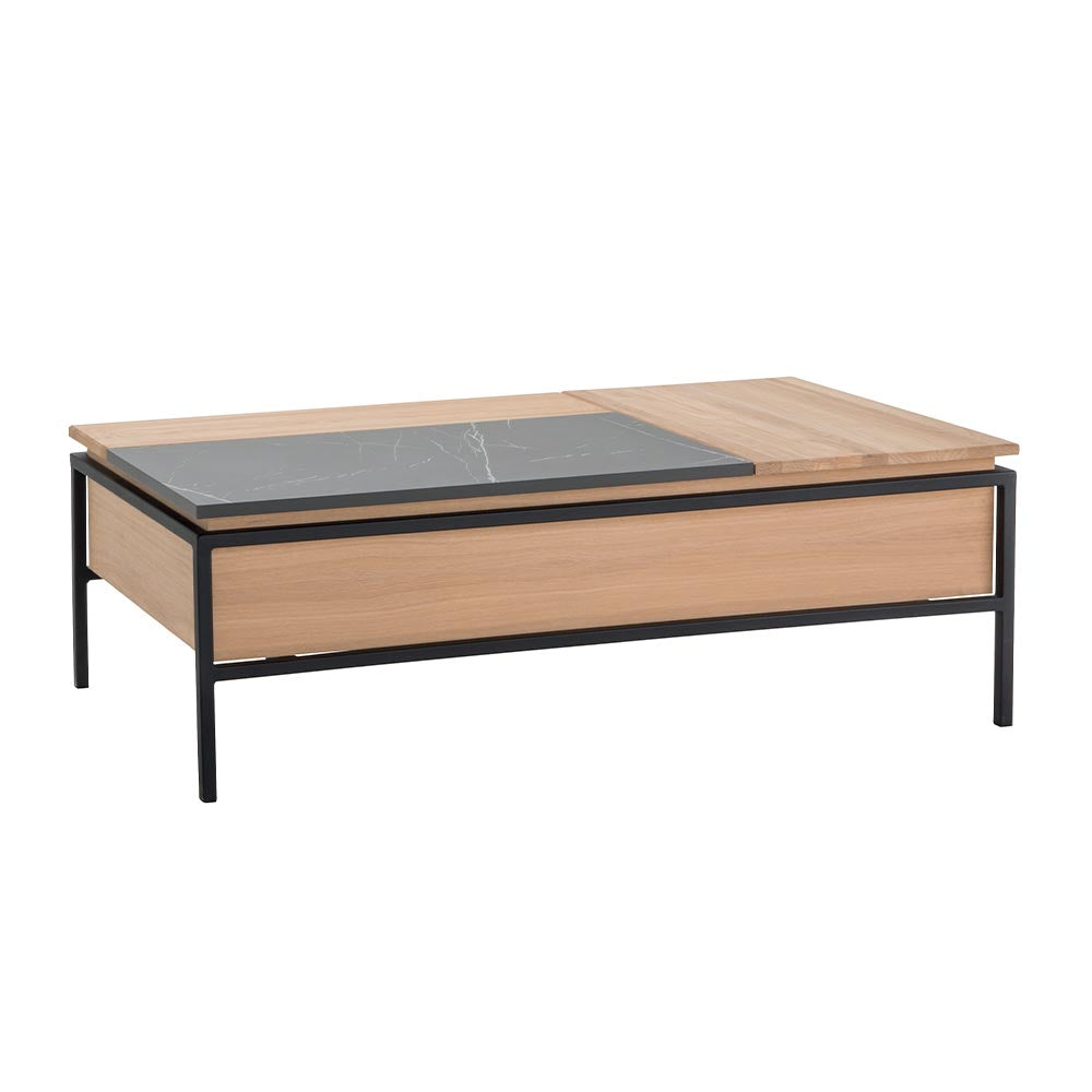 Table basse en Chêne Blanchit STOOTABA 120A