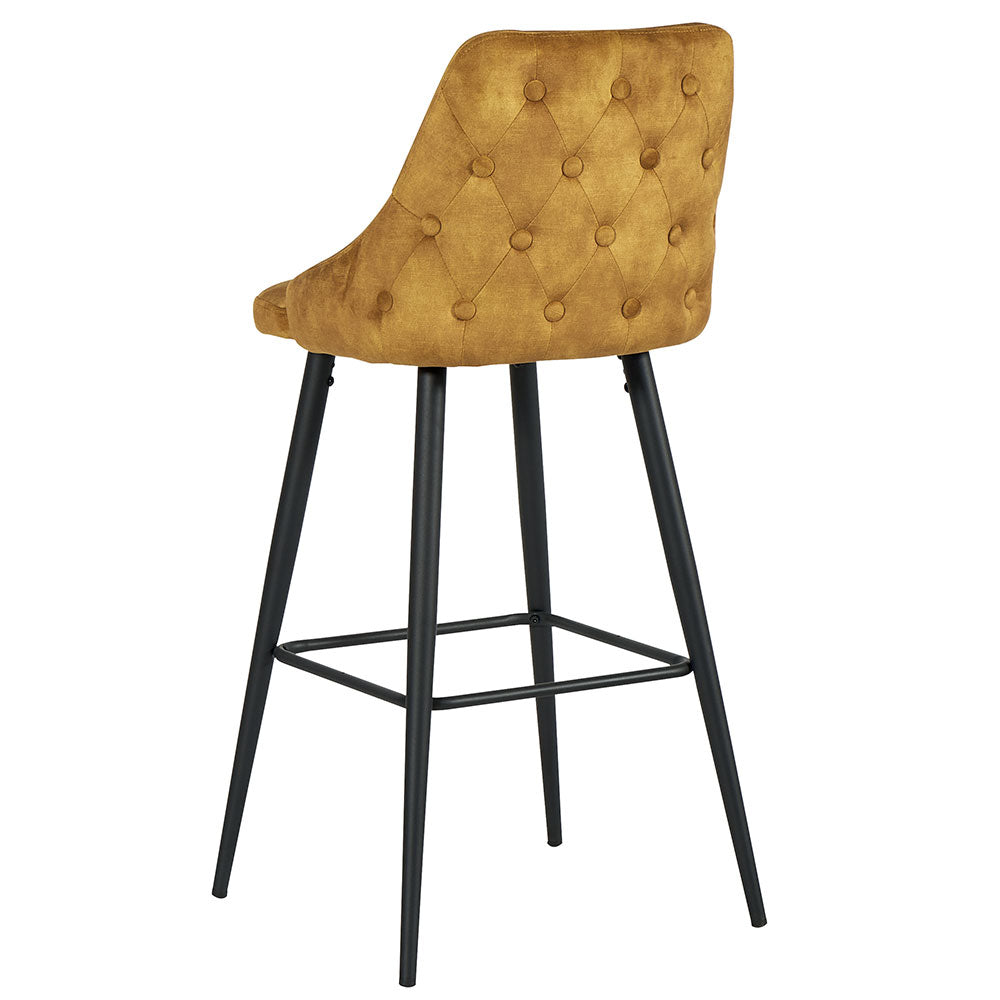 Chaise de bar Ocre CHABARLOU3OCR-LOT DE 2