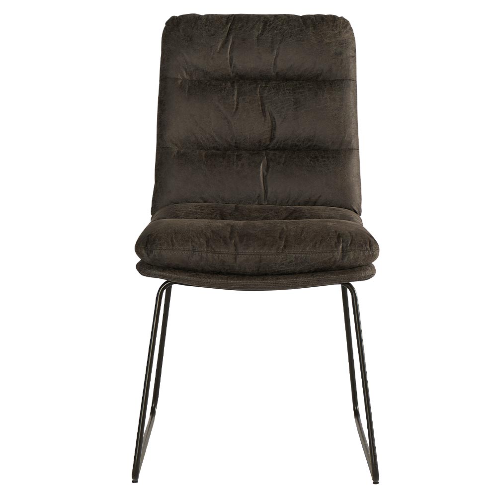 Chaise Gris CHAMOOGRI-LOT DE 2