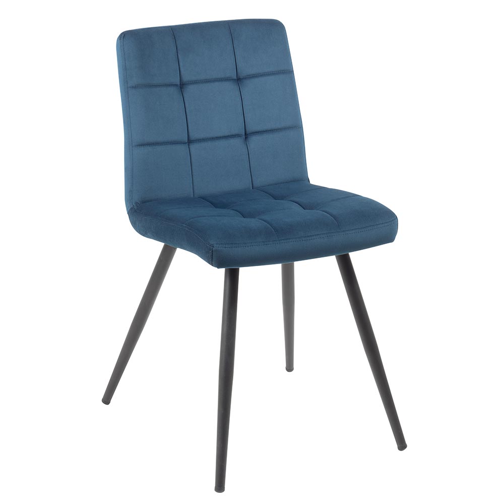 Chaise Bleu CHAFRABLEUN-LOT DE 2