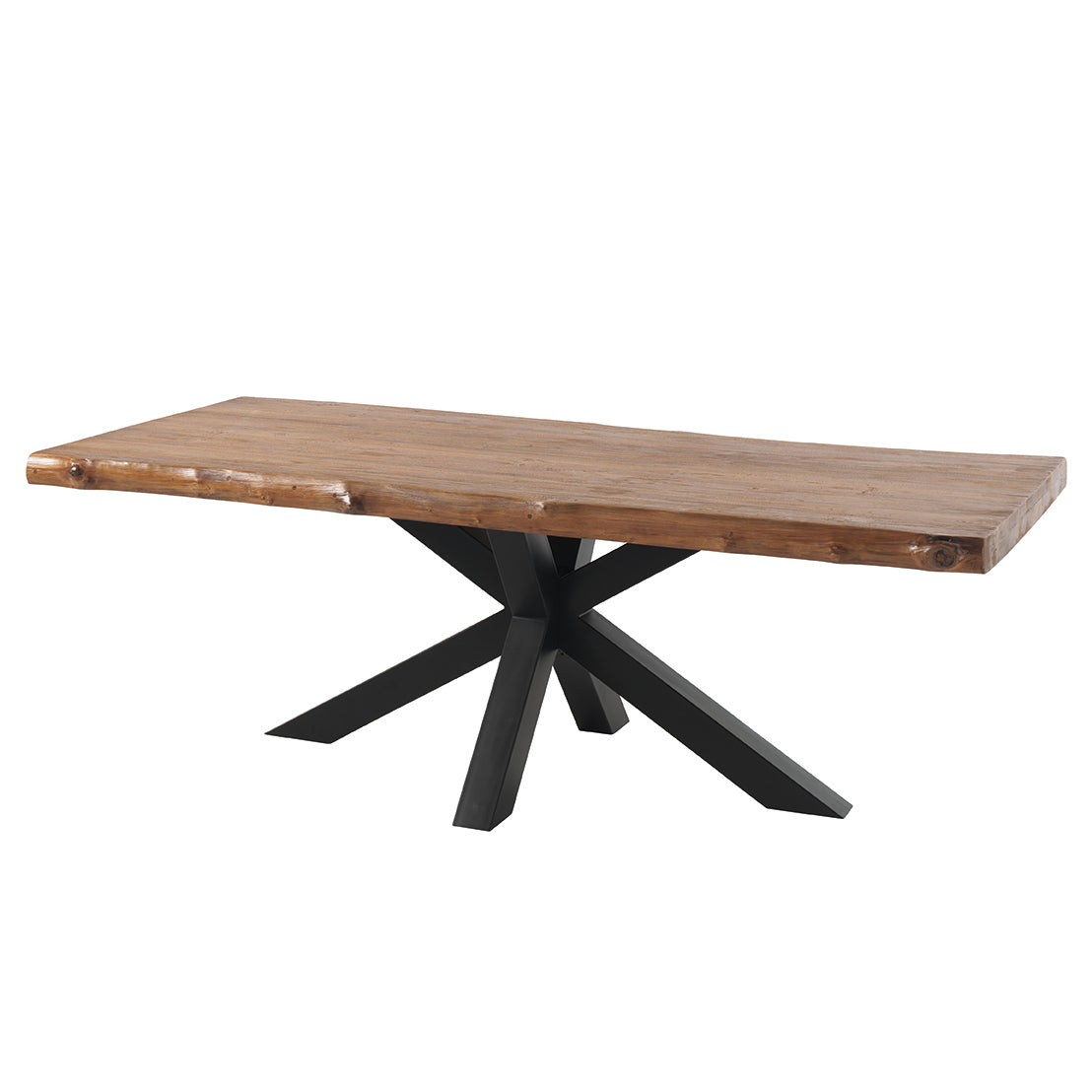 Table teck bords naturels 240cm DVAL240